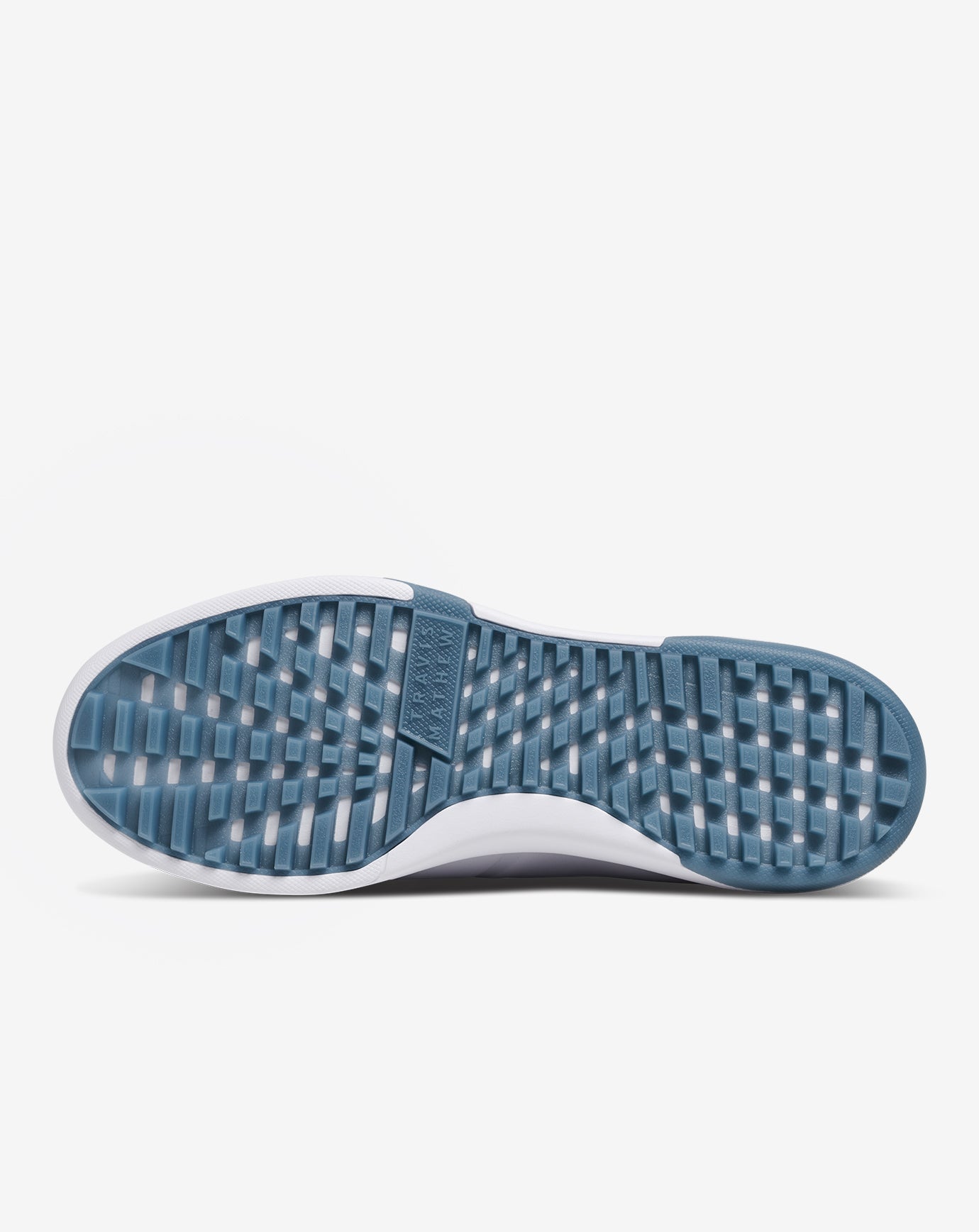 White/Blue Travis Mathew The Daily Pro Plus Golf Shoe