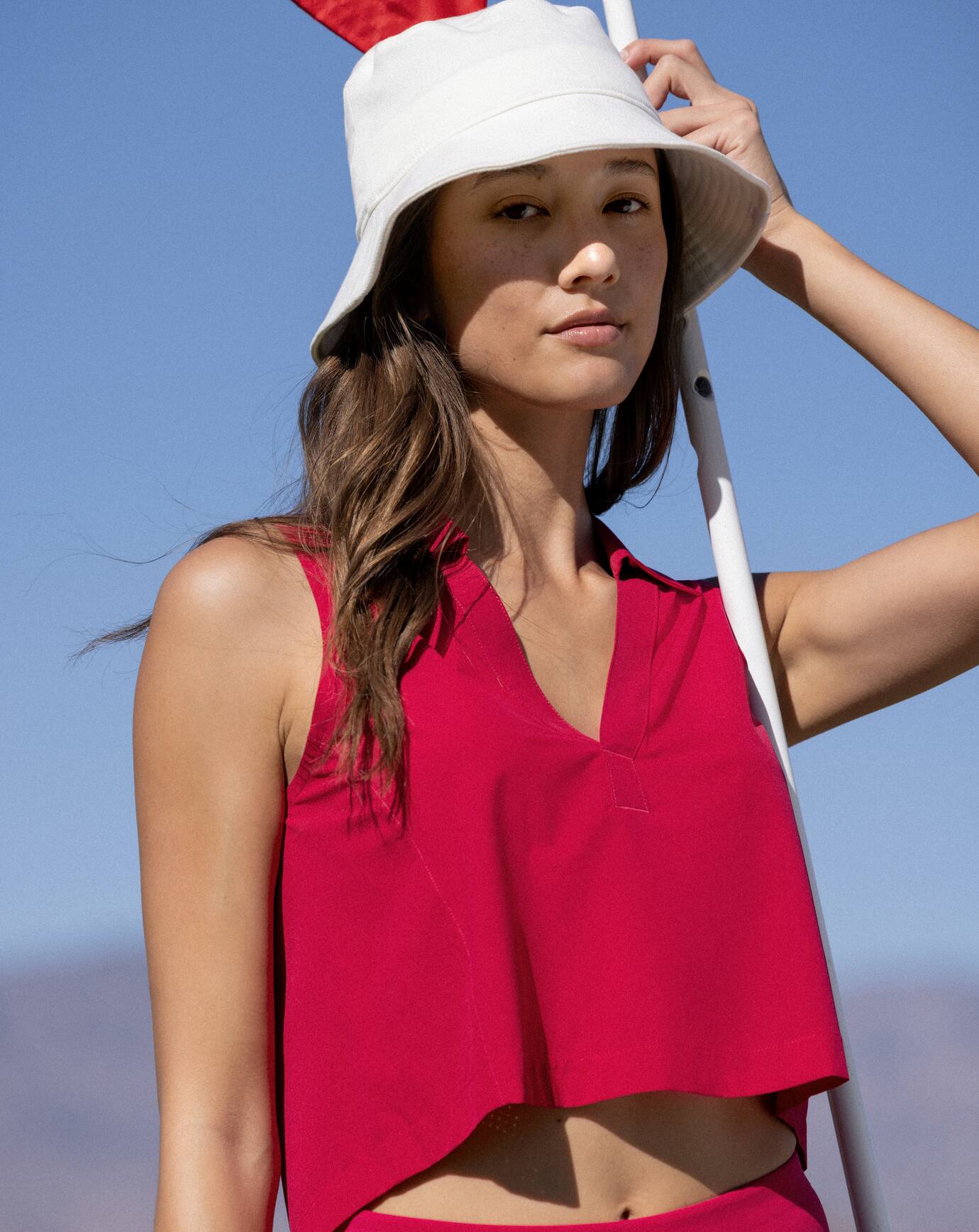 White Travis Mathew Seaview Bucket Hat