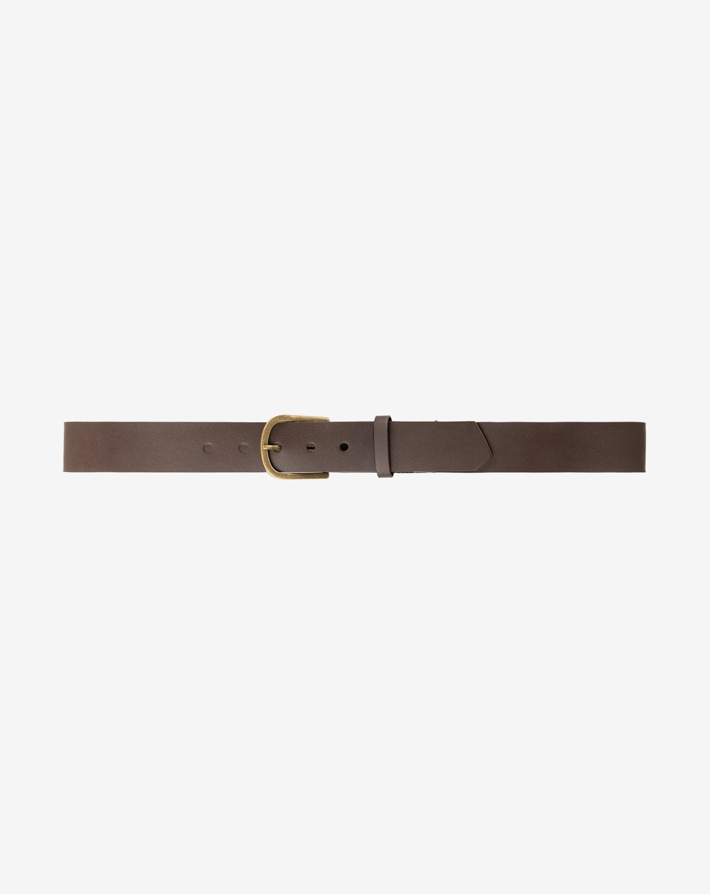 Dark Brown Travis Mathew Jinx 2.0 Leather Belt